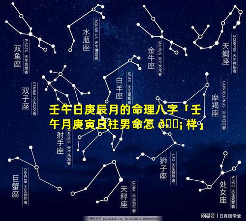壬午日庚辰月的命理八字「壬午月庚寅日柱男命怎 🐡 样」